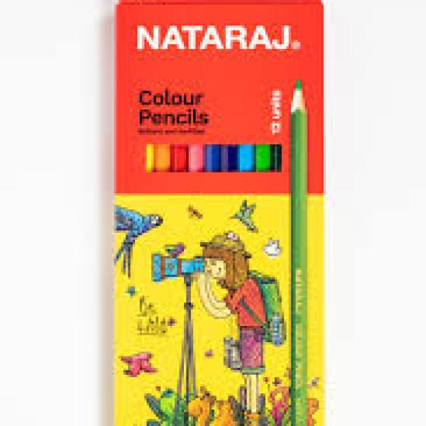 NATRAJ 12 COLOUR PENCIL BOX