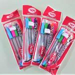 TEN Multi Colour 5 Pens Pouch